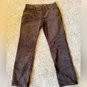 St. John's Bay Brown Straight Leg Corduroy Pants